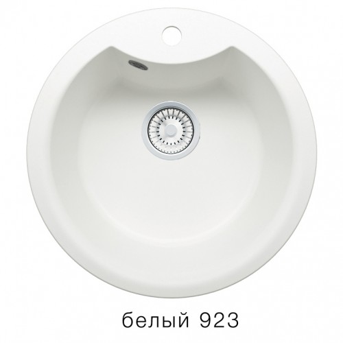 8253 Мойка Tolero R-108Е №923 (Белый) d510